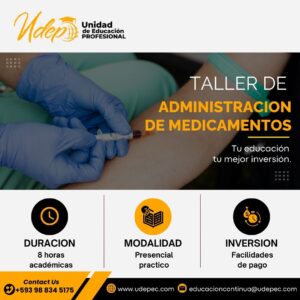 TALLER DE ADMINISTRACION DE MEDICAMENTOS