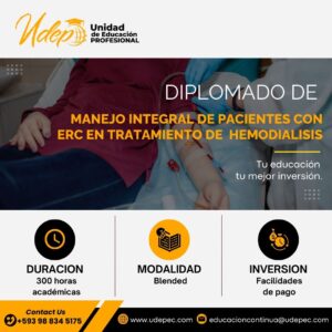 DIPLOMADO DE MANEJO INTEGRAL DE PACIENTES CON ERC EN TRATAMIENTO HEMODIALISIS