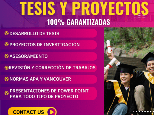 Tesis y proyectos