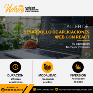 TALLER DE DESARROLLO DE APLICACIONES WEB CON REACT