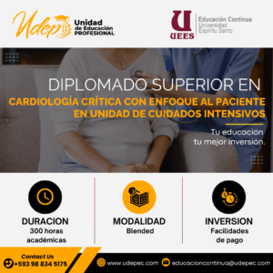 CARDIOLOGÍA CRÍTICA CON ENFOQUE AL PACIENTE EN UNIDAD DE CUIDADOS INTENSIVOS