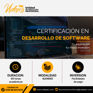 CERTIFICACIÓN EN DESARROLLO DE SOFTWARE