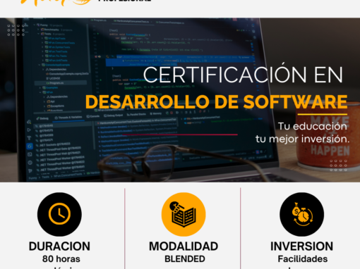 CERTIFICACIÓN EN DESARROLLO DE SOFTWARE