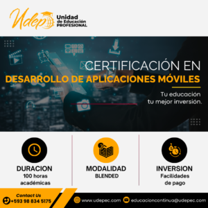 CERTIFICACIÓN EN DESARROLLO DE APLICACIONES MÓVILES